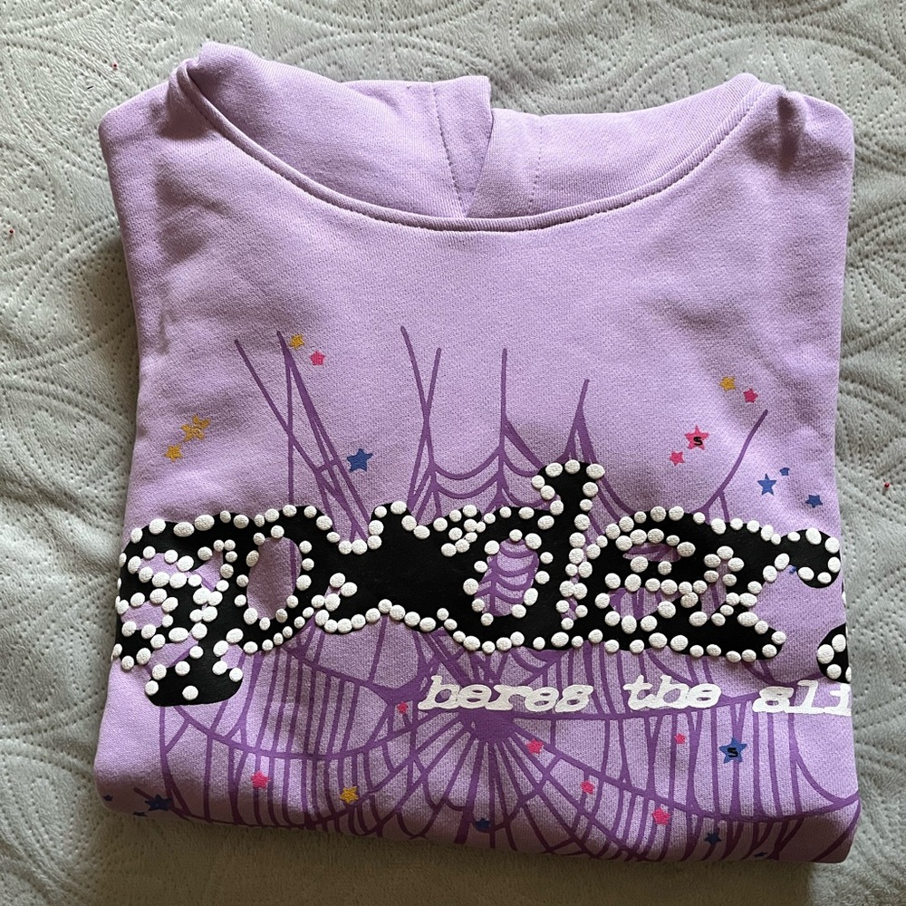 Acai Purple Sp5der Hoodie